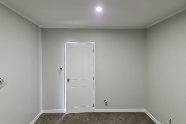 Reno room painted with doorway